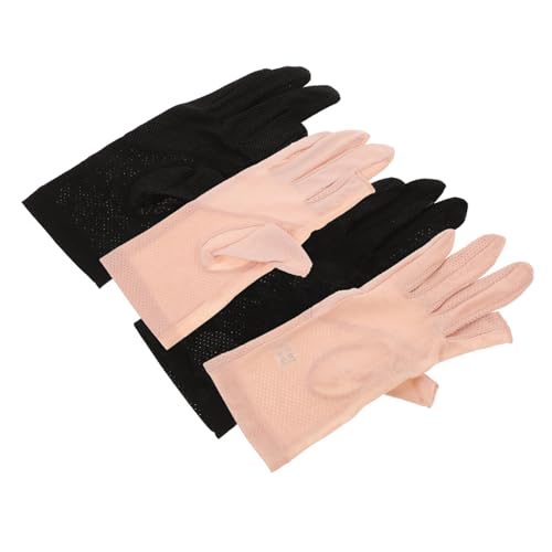 BESPORTBLE Riding Accessory 2 Pairs of Sun-Proof Driving Gloves Non-Slip Thin Gloves for Men Breathable Easy to Clean