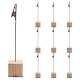 Solution porte-cartes : utilisable facilement comme pince à cartes de table, pince à notes photo, porte-cartes de visite ou porte-cartes de bureau – idéal pour les événements, les réunions ou l'organisation des notes quotidiennes. porte-cartes en bois, présentoir à cartes