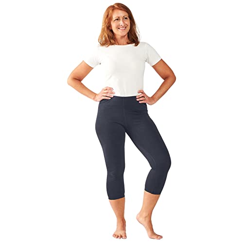 Maggies Organics Cotton Mid-Calf Legging Heather Grey