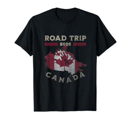 Road Trip Canadien 2026 T-Shirt