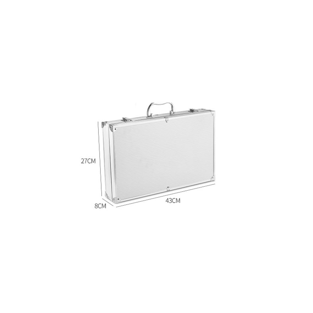 Juego de 27 Herramientas para Barbacoa al Aire Libre, con Embalaje en Caja de Aluminio.