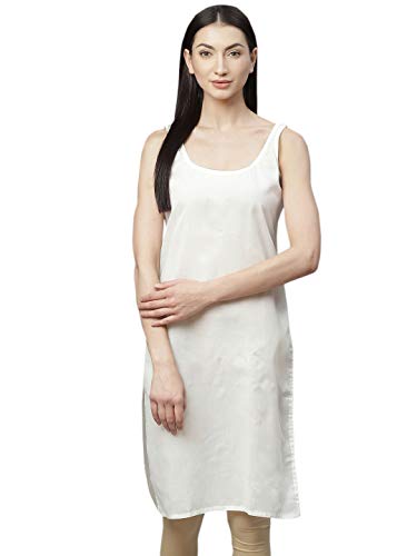 Image of Ada Womens Terivoile Cotton Suit Full Slip /Camisole (Pack of 2) A301831