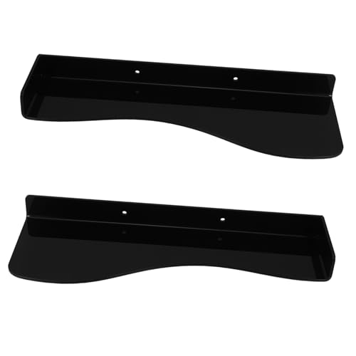 Ciieeo 1Set Acrylic Wall Mounted Shoe Rack Adjustable Display Stand for High Heels Boots Sandals Space Saving Design for Entryway Living Bedroom Shoe Store Display