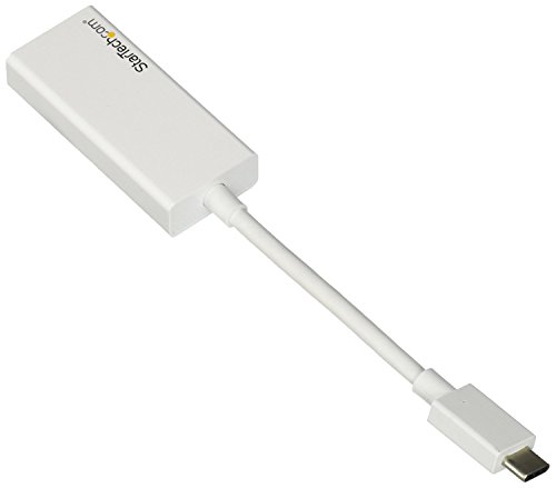 Adaptateur vidéo USB-C vers HDMI convertisseur Type-C Thunderbolt 3 4K blanc StarTech