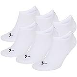  Puma Unisex - Erwachsene Sportsocken, 6er pack, weiß, 35-38, 251025