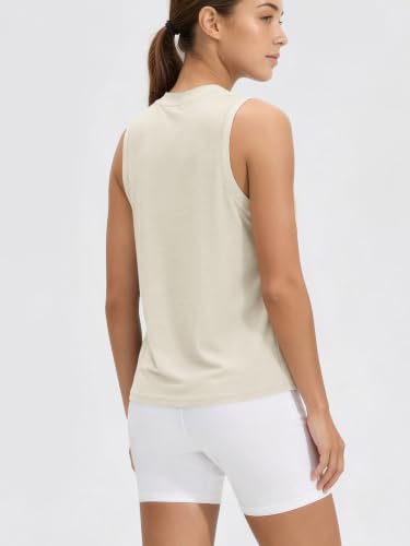 Image of ODODOS Women's Performance Tank Ultra Soft odSTRATUM Tech Sleeveless Tee Shirts High Crew Neck Pullover Top