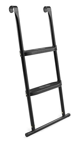 Salta Echelles Noir : Échelle robuste pour trampoline de jardin