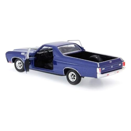 El Camino Chevrolet 1970 modelo 1:24 azul miniatura 3