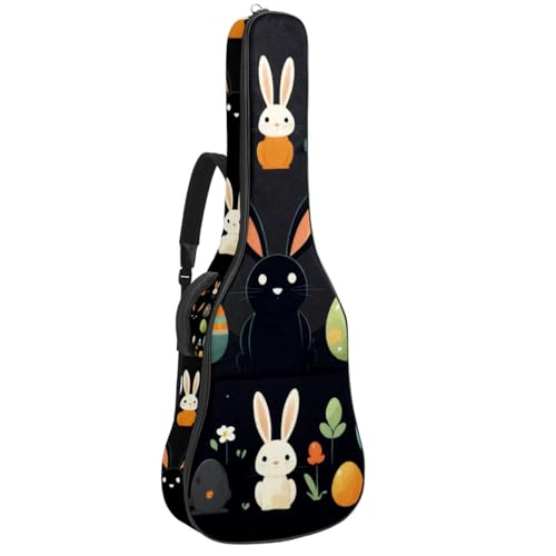 Housse pour guitare acoustique de 101,6 104,6 cm grand volume de rangement imperméable