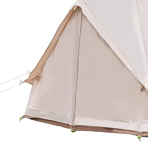 Carpa tipi deluxe plegable doble capa resistente al agua para camping miniatura 4