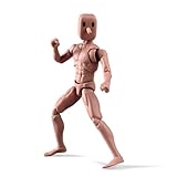 SOUFORCE 1/12 Scale Wide Shoulder Male Action Figure 6in Flexible Notaman Square Head Male Figure Body Doll Miniature Figure with Head Sculpt NT-02W