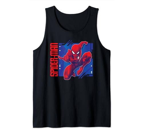 Débardeur rouge homme Marvel Spider-Man pour les sorties estivales