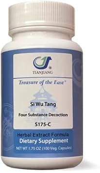 Treasure of the East, Four Substance Decoction- Si Wu Formula 51 Concentrated Herbal Extract Granules, 100 Capsules