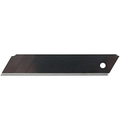Tajima LCB65RBC "Razor Black" Spare Blades, Black, 25 mm, Set of 10 Piece Cover