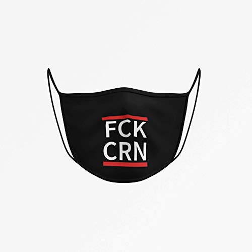 Dilara Masken mit Motiv - Lustige Masken für Gesicht aus Baumwolle (FCK CRN)