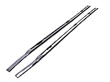 HILLAR Baca Portaequipajes para Land para Rover para Defender 90 110 2020-2023 Barra Rieles Aleación Aluminio Portaequipajes Barras Portadoras Caja Riel Superior Baca Coche(110 4-Door)