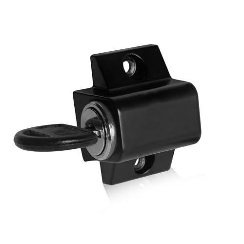 XFORT 2 Pack Black Patio Door Lock & Window Locks for UPVC Windows & Doors, Multi Use Patio Door Security Lock - Image 2