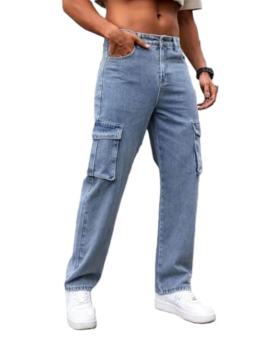 Image of ADBUCKS Men's Loose low Rise Jeans