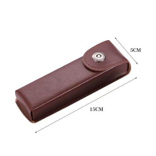 Image of Eyeglass Case, PU Leather Eyeglasses Case on Belt, Glasses Cases, Suitable Small Sunglasses Case, Reading Glasses Case