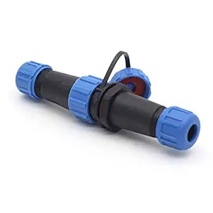 SZJELEN SP13 2pin/3pin/4pin/5pin/6pin/7pin/ 9pin Waterproof Electrical Cable Connector Plug Socket,Industrial Equipment Power Connector (3pin, Pair-Plug(Male)&Socket(Female))