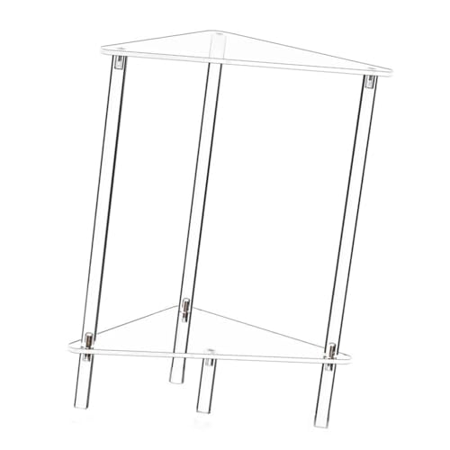 Solution de rangement gain de place acrylique mural 2 niveaux