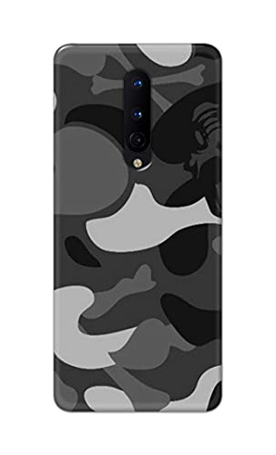 Image of Printed Hard Back Cover Case for OnePlus 8 Back Cover (Army Pattern) -1302