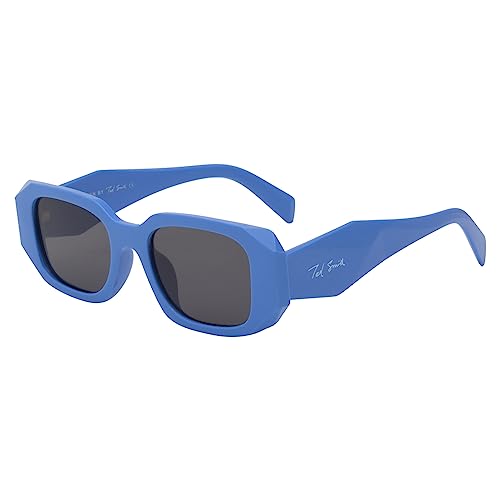 Image of Ted Smith Men's Women's UV Protection Acetate Square Sunglasses
