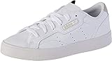 Running trainers cushionable adidas Damen Sleek Sneaker, Weiß (Footwear White/Footwear White/Crystal White 0), 39 1/3 EU