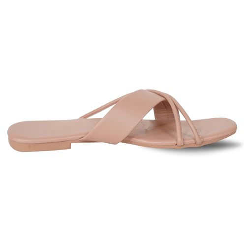 Image of Women's Lightweight Flip Flops | Comfortable Daily Wear Chappals | Soft Insole Slip-On Slippers for Girls & Women