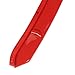WFLNHB Universal Front Bumper Lip 4 Pieces Kits Spoiler Splitter 2 Layer Lip Glossy Black with Red Tongue
