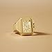 Fossil Women's Watch Ring, Quartz Stainless Steel Two-Hand Ring Watch for Women, Color: Gold Raquel