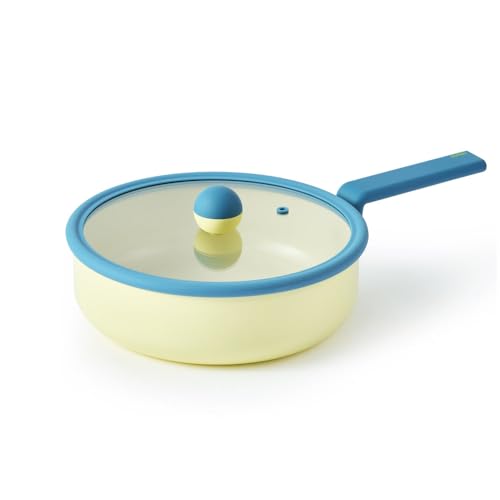 Frigideira Wok 24cm/2,5L - Indução com Revestimento Cerâmico - Danish - Neoflam - Cor Amarelo