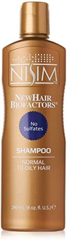 شامبو نيوهير بيوفاكتورز للشعر الطبيعي إلى الدهني، بدون كبريتات، 240 مل