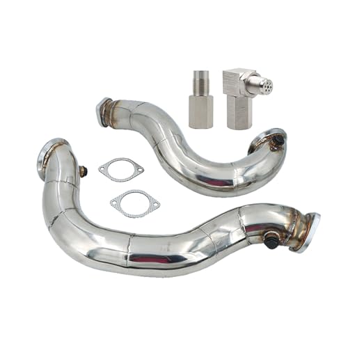 Tuyau d'échappement Turbo en acier inoxydable 3 pouces sans catalyseur pour N54 E82 E90
