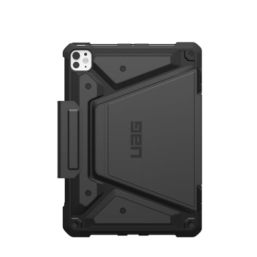 Image of Urban Armor Gear UAG Designed for iPad Pro 11 inch (6th / 5th Gen, M5 /M4) (A3357, A3358, A3359) Case, Metropolis SE Rugged Protection Cover with Adjustable Stand and Pencil Holder - Black