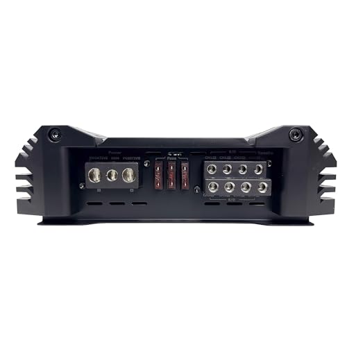 Orion XTR Series XTR1000.4 High Power Class A/B 4-Channel Amplifier - 1000W RMS, 2/4 Ohm Stable, High/Low Pass Crossover, Bass Boost Control, MOSFET Power Supply, Bass Knob Included, Made in Korea