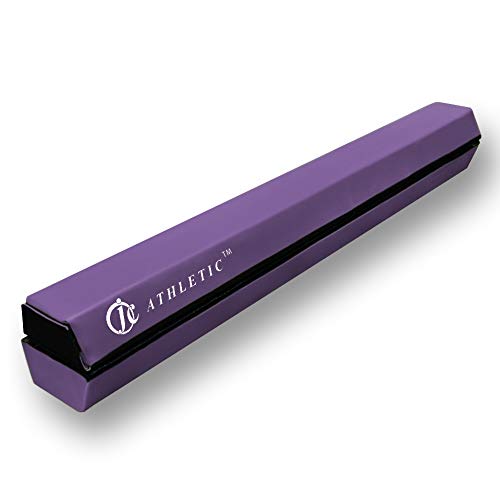 JC-ATHLETICS 8FT Balance Beam Folding Floor Gymnastic Equipment for Kids Toddler Girls Adults