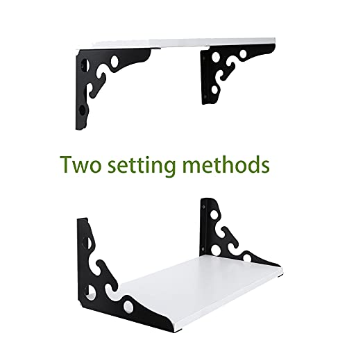 2 Pcs Staffe per Mensole,Staffe per Mensole