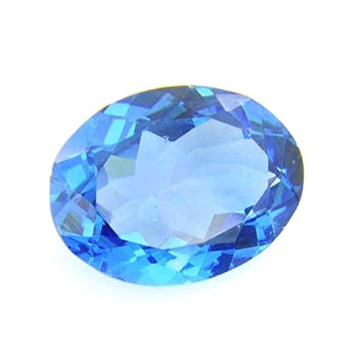 Topaze bleue naturelle 9,25 ratti véritable pour haute joaillerie