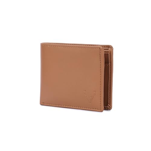 Image of Men's Vegan Leather Wallet | Slim Design | RFID Protected | Lightweight | Durable Bifold | Brown