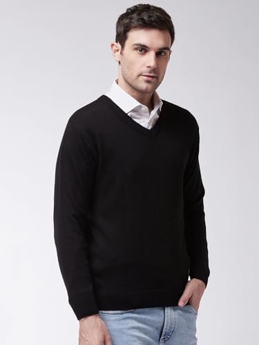 Image of Pivl Men's Winter V Neck Solid Sweaters ||Winterwear||