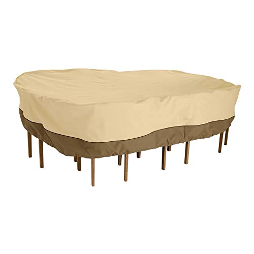 Classic Accessories Veranda Patio Table Pebble/110''L x 84''W x 24''H/Rectangle