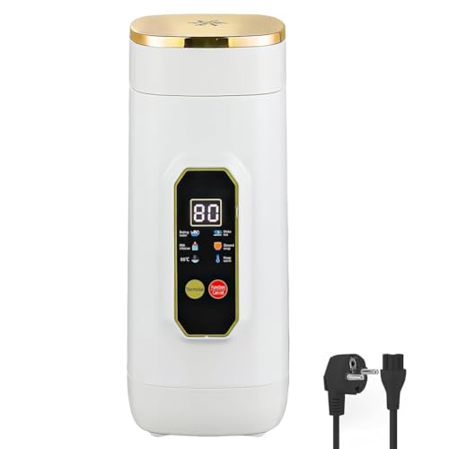 Mini bouilloire portable voyage 450ml eau chaude camping thé LED - 2