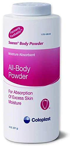 Special 1 Pack of 5 - Sween Body Powder (Fornerly Fordustin Body Powder) with Noncaking, Natural Corn Starch Col0505 Coloplast Corporation -  Med-Choice