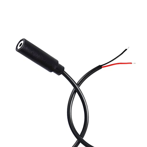 Cable audio estéreo con conector hembra 2.5mm TS 2 polos 4 unidades miniatura 2