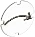 Siemens 3SB29 01-4ND Insert Label, Flat Pushbutton, Labeled With Motion Symbol, Counterclockwise Rotation