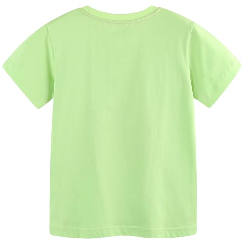 Image of AIWUHE Toddler T Shirts Cotton Summer Tshirts Boys Girls Short Sleeve Tee Tops Casual Graphic Clothes Crew Neck Shirts 2-6Y