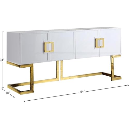 Meridian Furniture 306 Beth Collection Modern | Contemporary Sideboard Buffet thumb #2