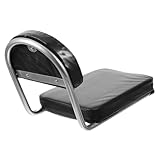 Toddmomy Siège Arrière De Vélo Noir XL Rembourré en Cuir avec Dossier...