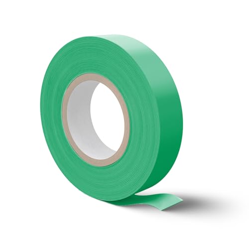 Tangting phoenix Flame Retardant Green Electrical Tape; 3/4 Inch * 66 Feet; PVC Electric Tape for Under 600V Electric, Repair, Home Outdoor Indoor Wire Insulation, 5? to 221? (1, Green)